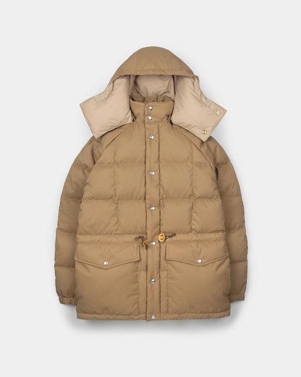 Crescent Down Works Avventura Down Parka | 60/40 Nylon Cotton | Tan