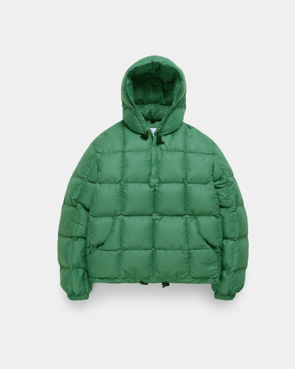 Hooded Pullover Streakfree Nylon Green Final Sale Crescent Down Works