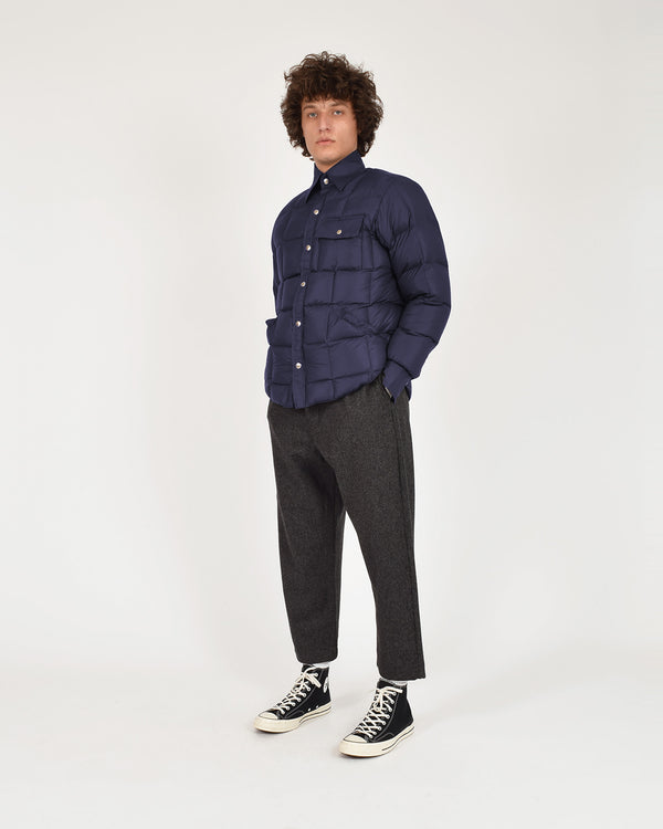 Down Shirt - Streakfree Nylon - Navy