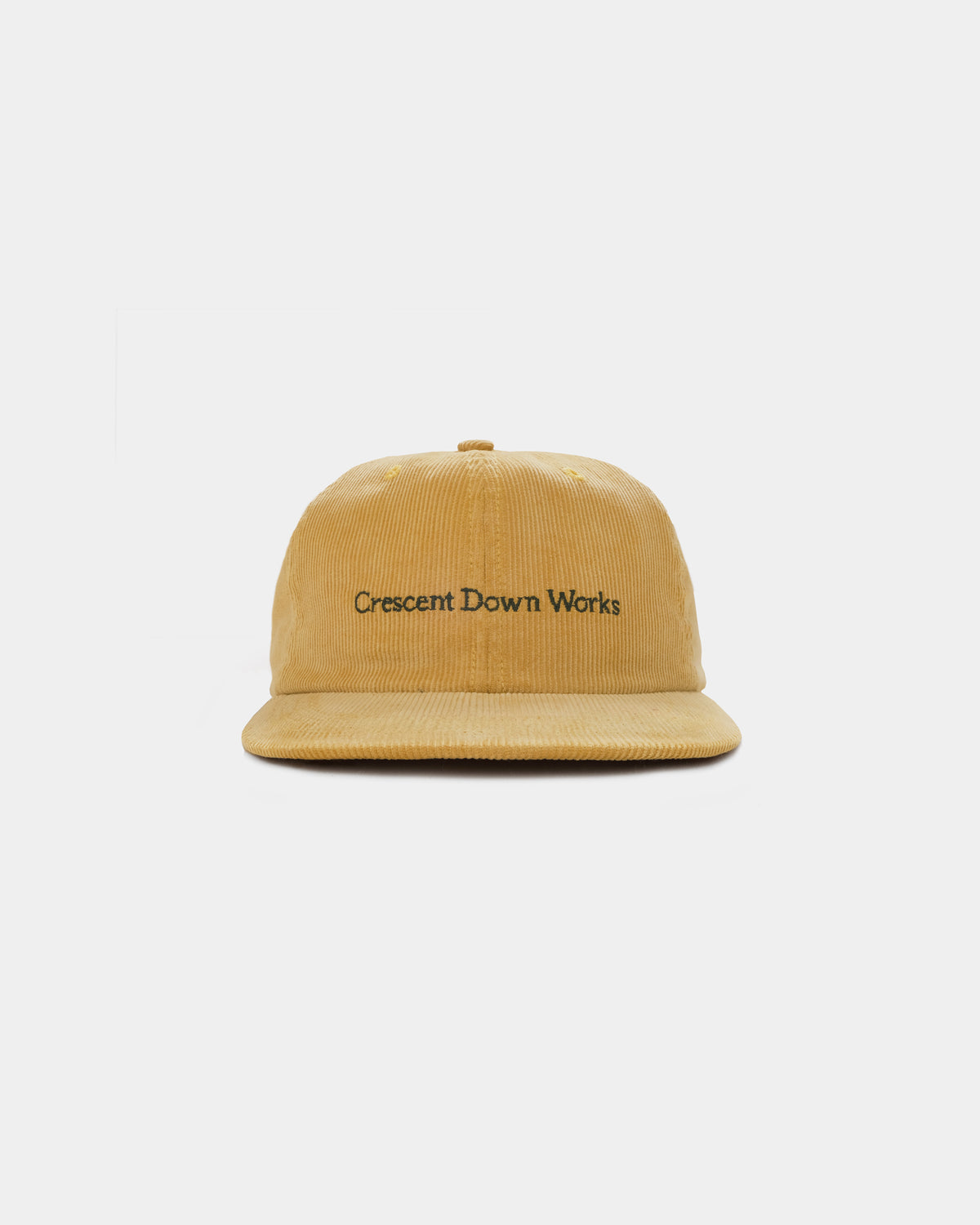 Embroidered Cap - Corduroy - Wheat