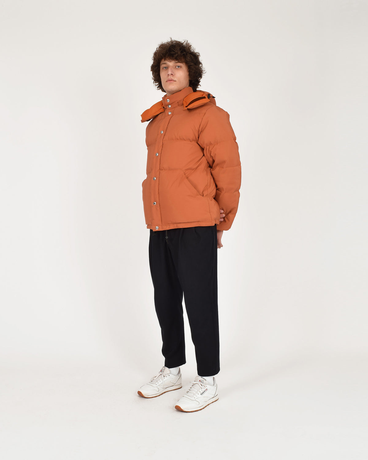 Down Sweater - Recycled Ripstop - Orange