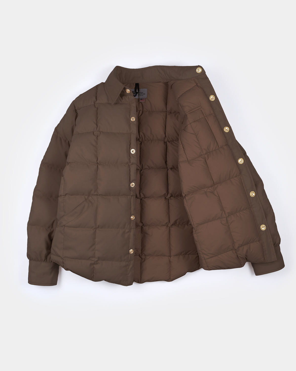 Down Shirt - Brown