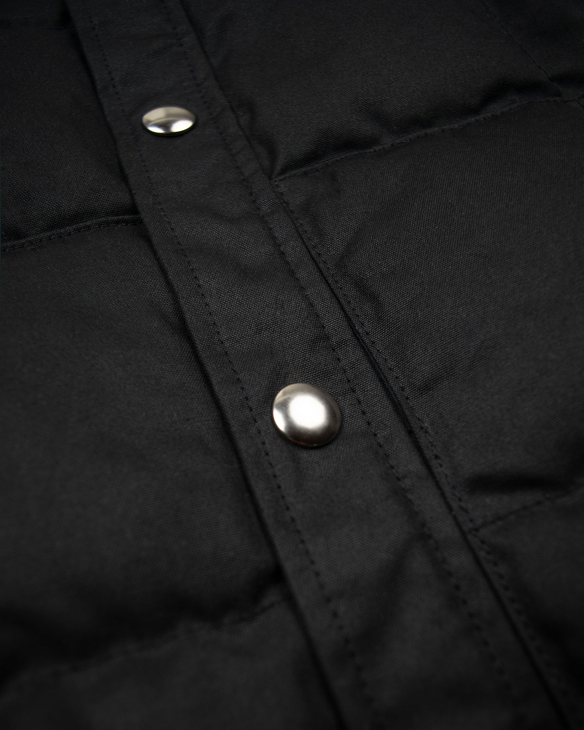 Down Shirt – Waxed Cotton - Black