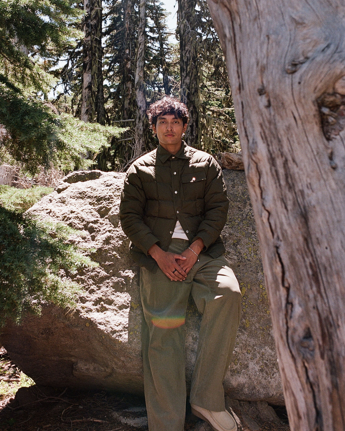 Down Shirt - Dry Wax Cotton - Douglas Green