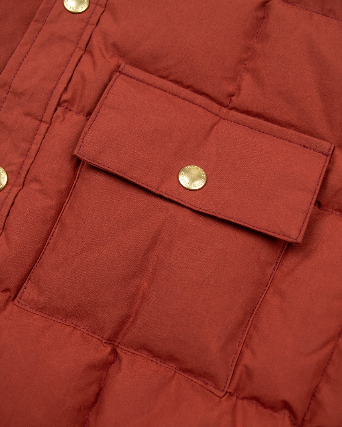 Down Shirt - Dry Wax Cotton - Paddington Red
