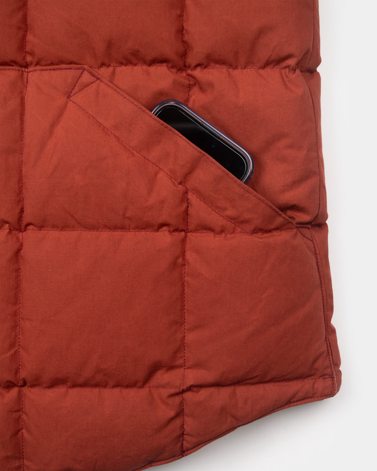 Down Shirt - Dry Wax Cotton - Paddington Red