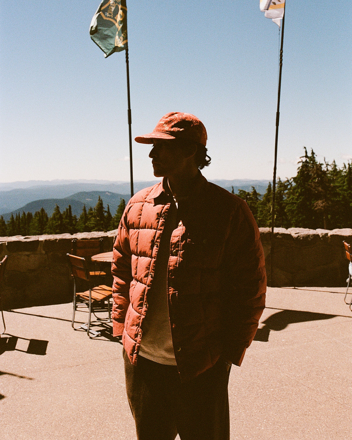 Down Shirt - Dry Wax Cotton - Paddington Red