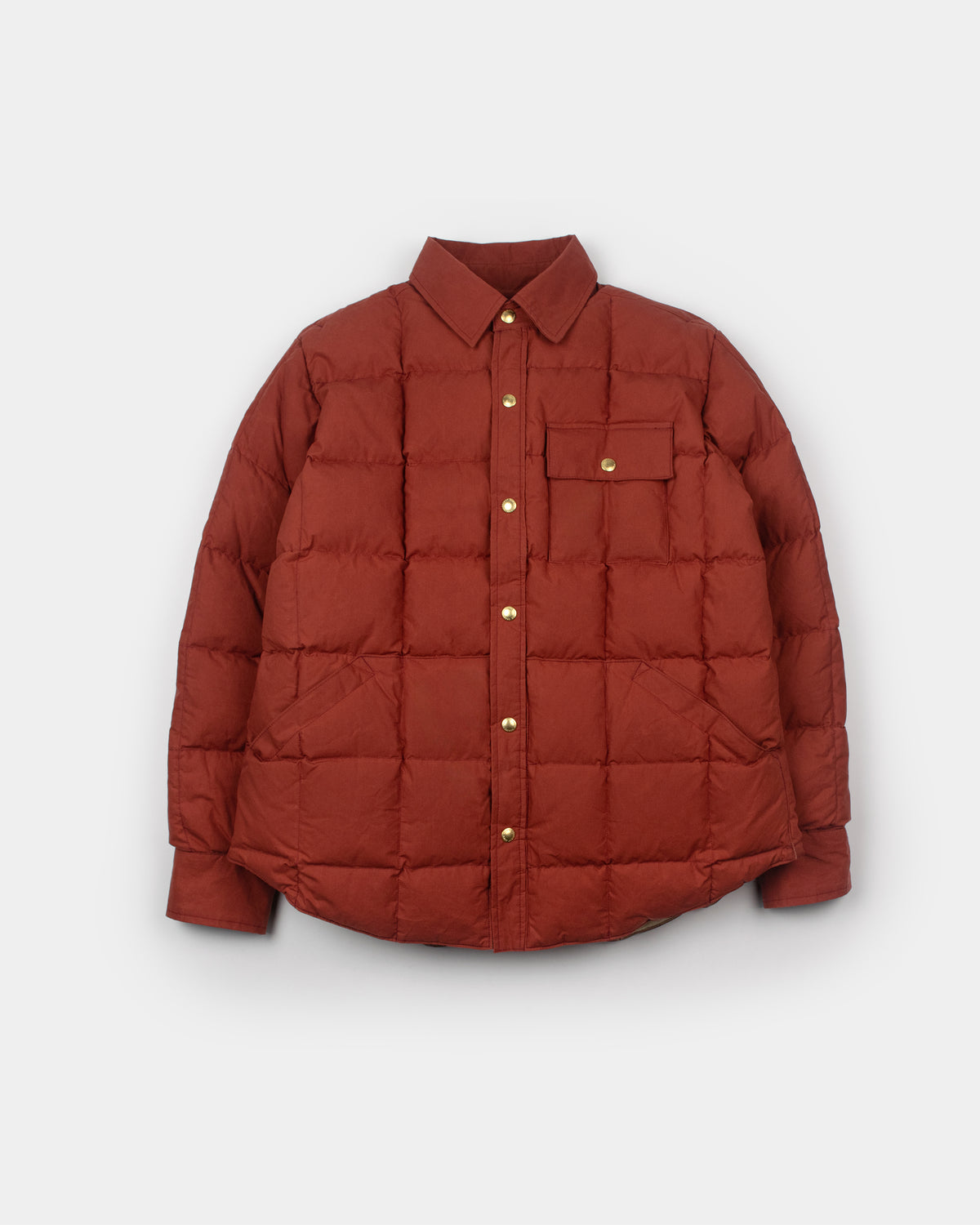 Down Shirt - Dry Wax Cotton - Paddington Red