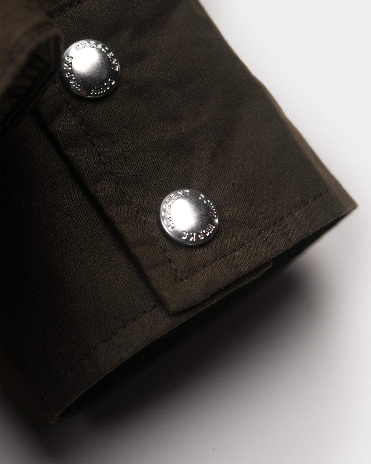 Down Shirt - Dry Wax Cotton - Vintage Black (Dark Brown)