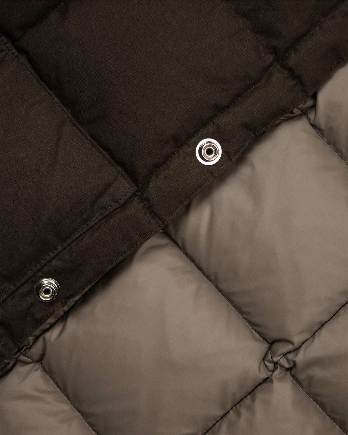 Down Shirt - Dry Wax Cotton - Vintage Black (Dark Brown)