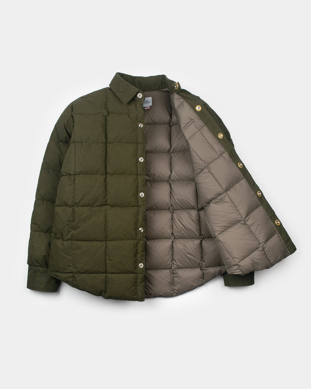 Down Shirt - Dry Wax Cotton - Douglas Green