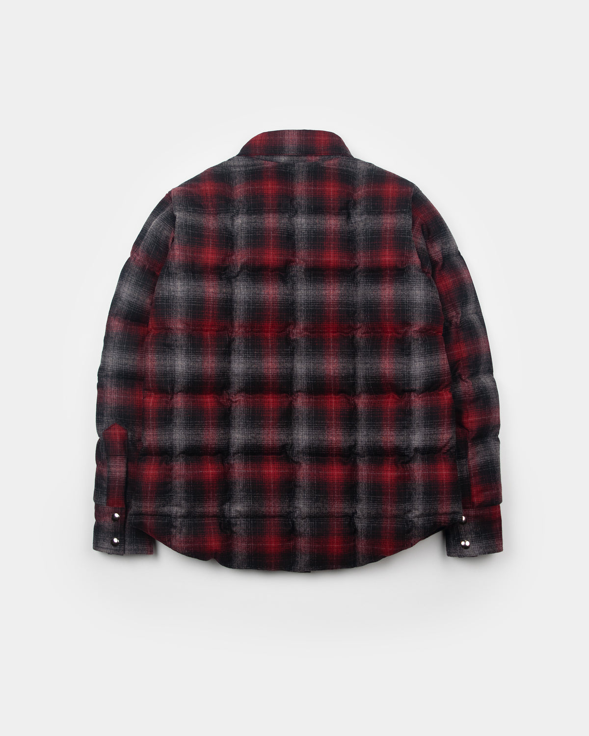 Down Shirt – Pendleton Wool Plaid - Red Ombre