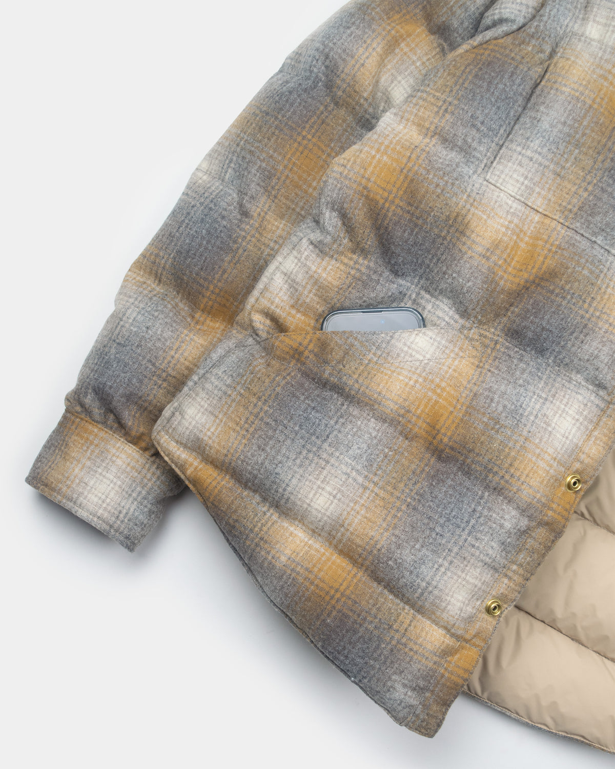 Down Shirt – Pendleton Wool Flannel - Meadow Plaid