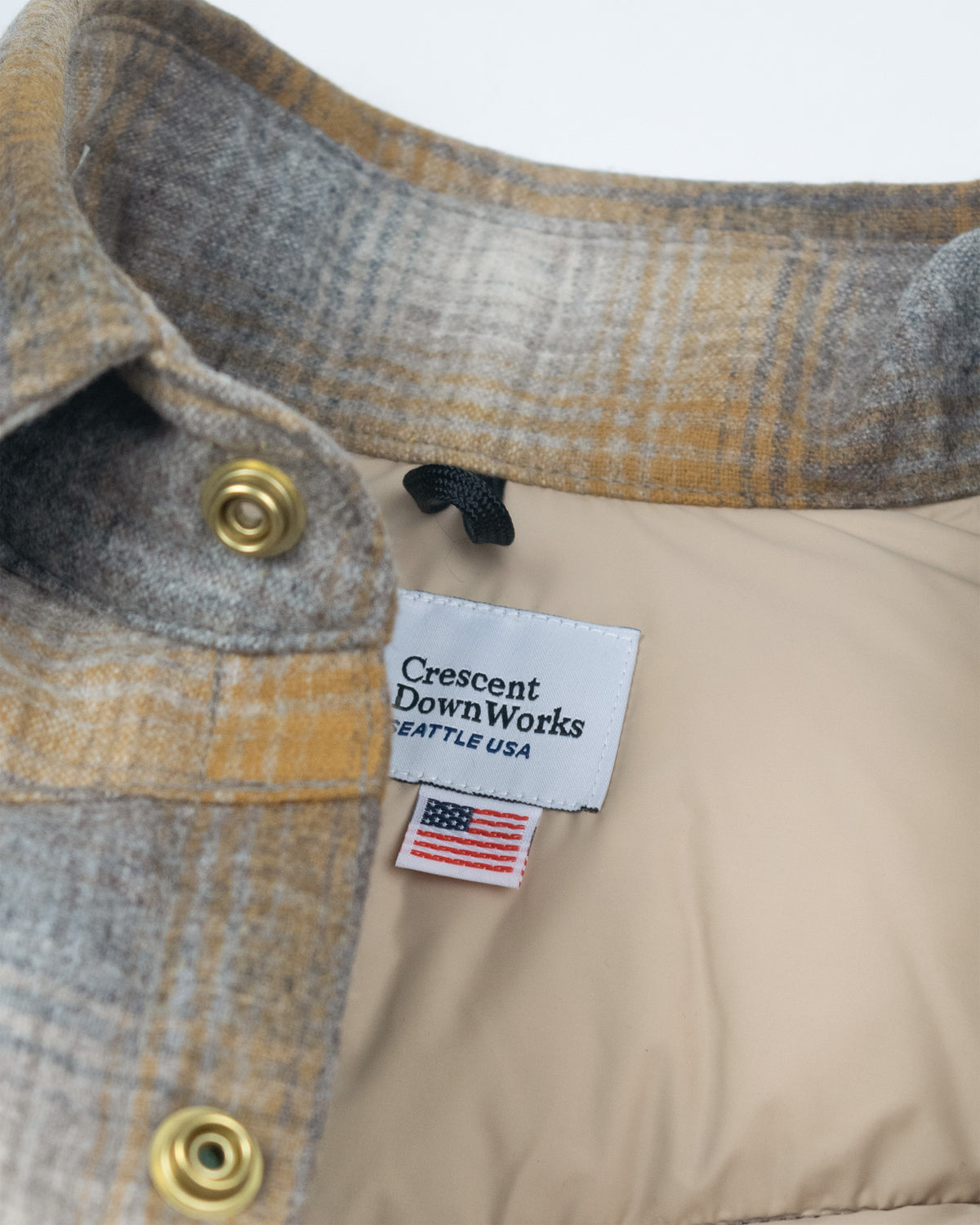 Down Shirt – Pendleton Wool Flannel - Meadow Plaid