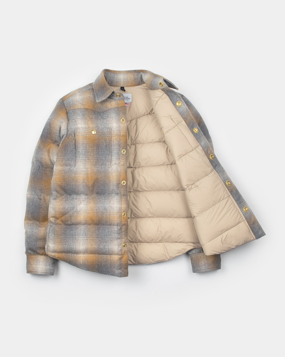 Down Shirt – Pendleton Wool Flannel - Meadow Plaid