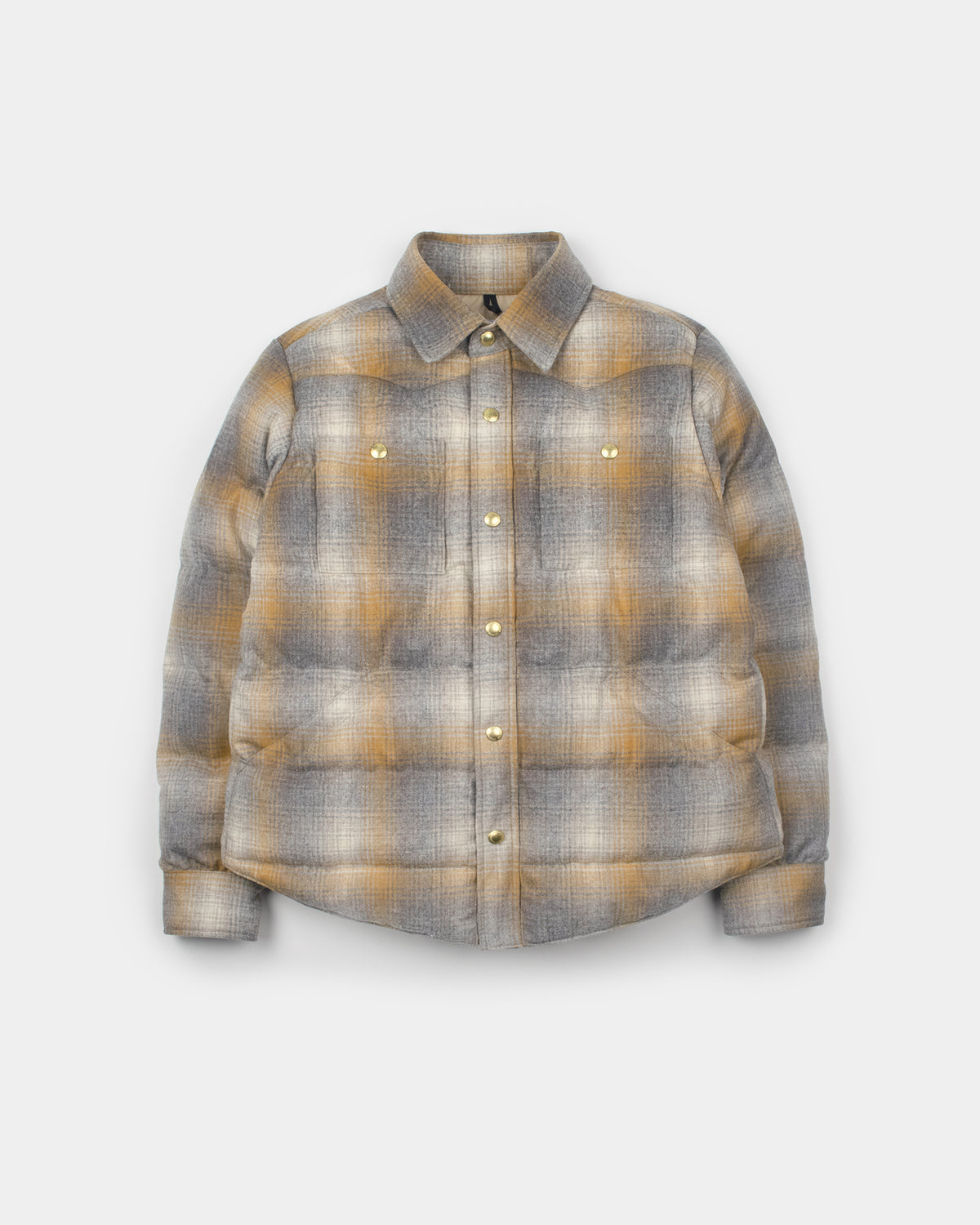 Down Shirt – Pendleton Wool Flannel - Meadow Plaid