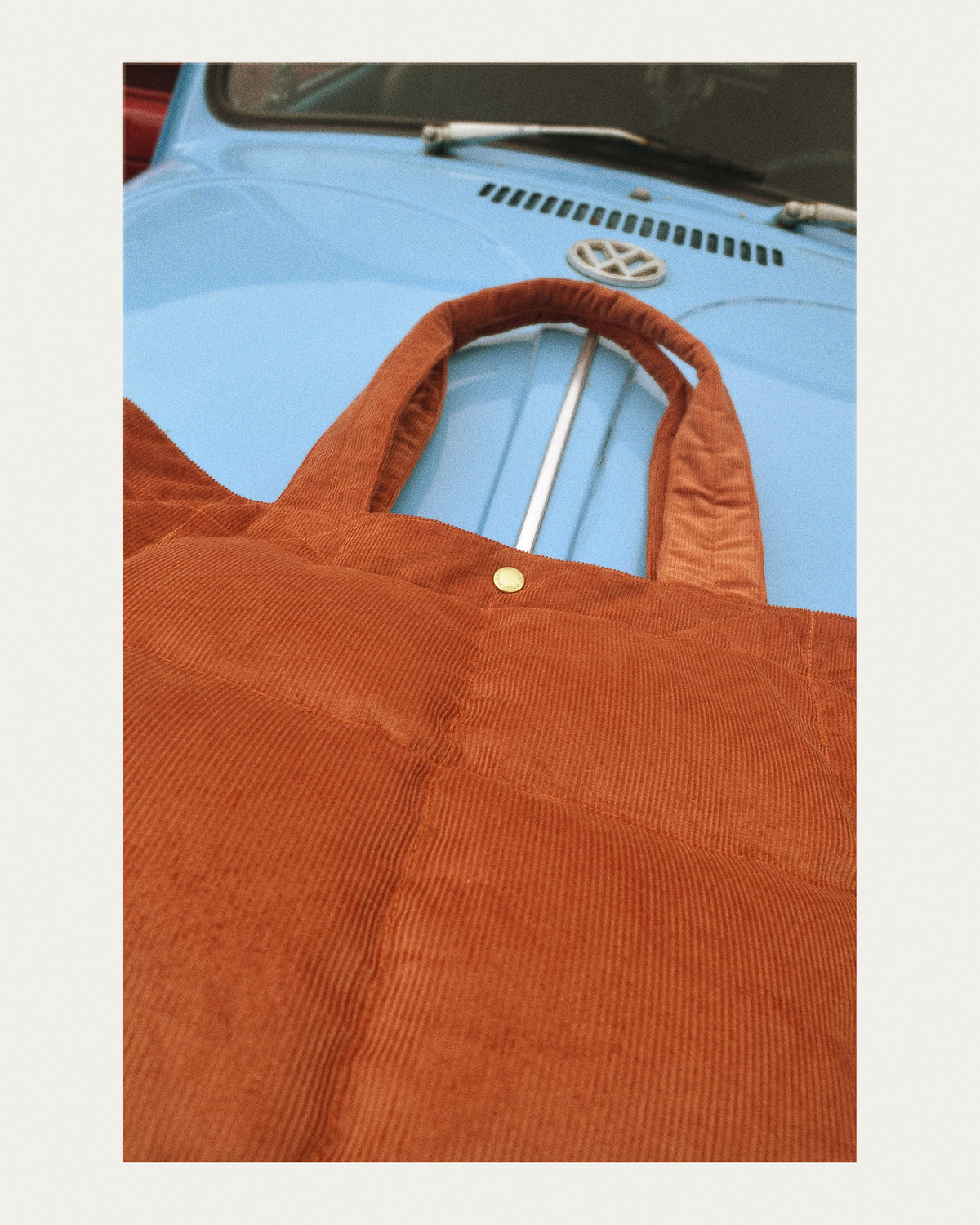 Down Tote - Corduroy - Burnt Orange