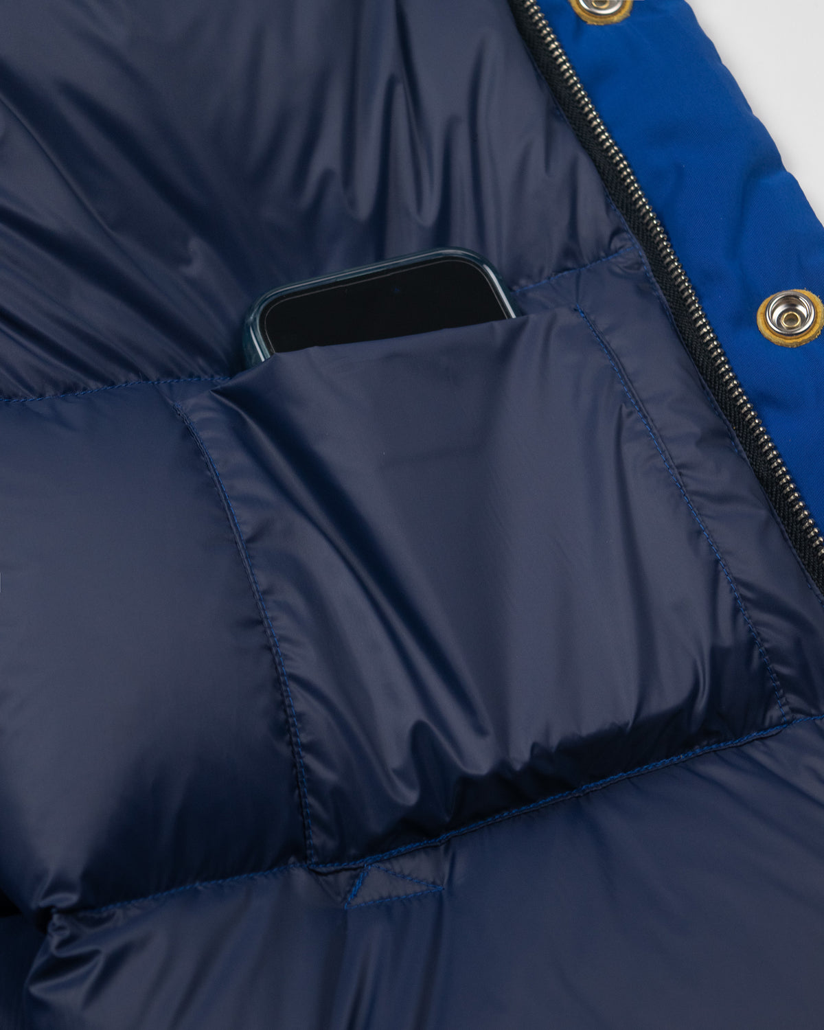 Down Italian Vest - Titan Blue