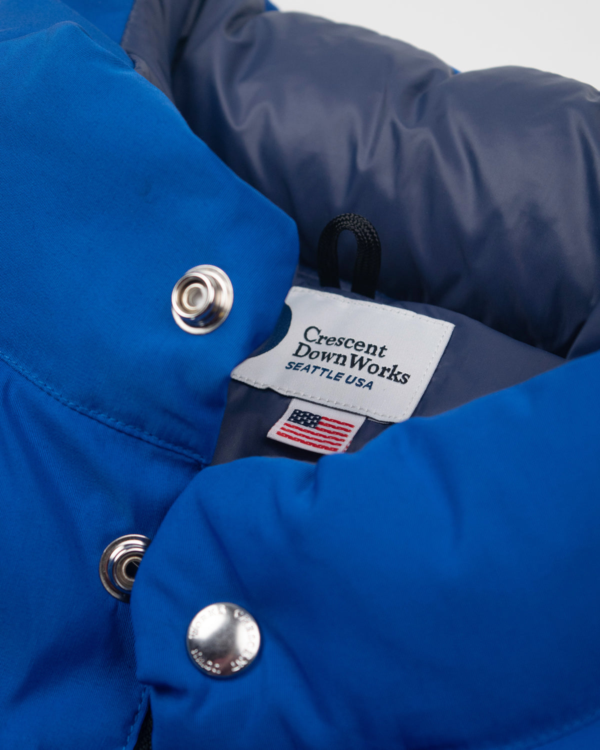 Down Italian Vest - Titan Blue