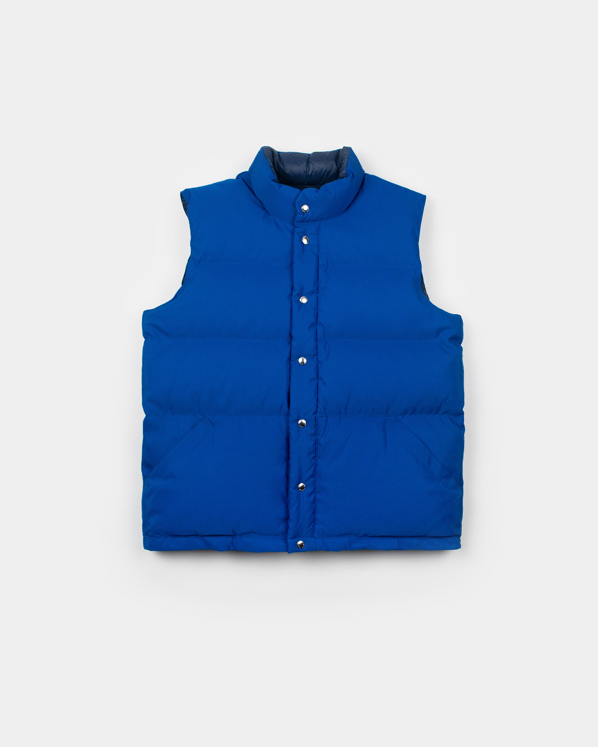 Down Italian Vest - Titan Blue