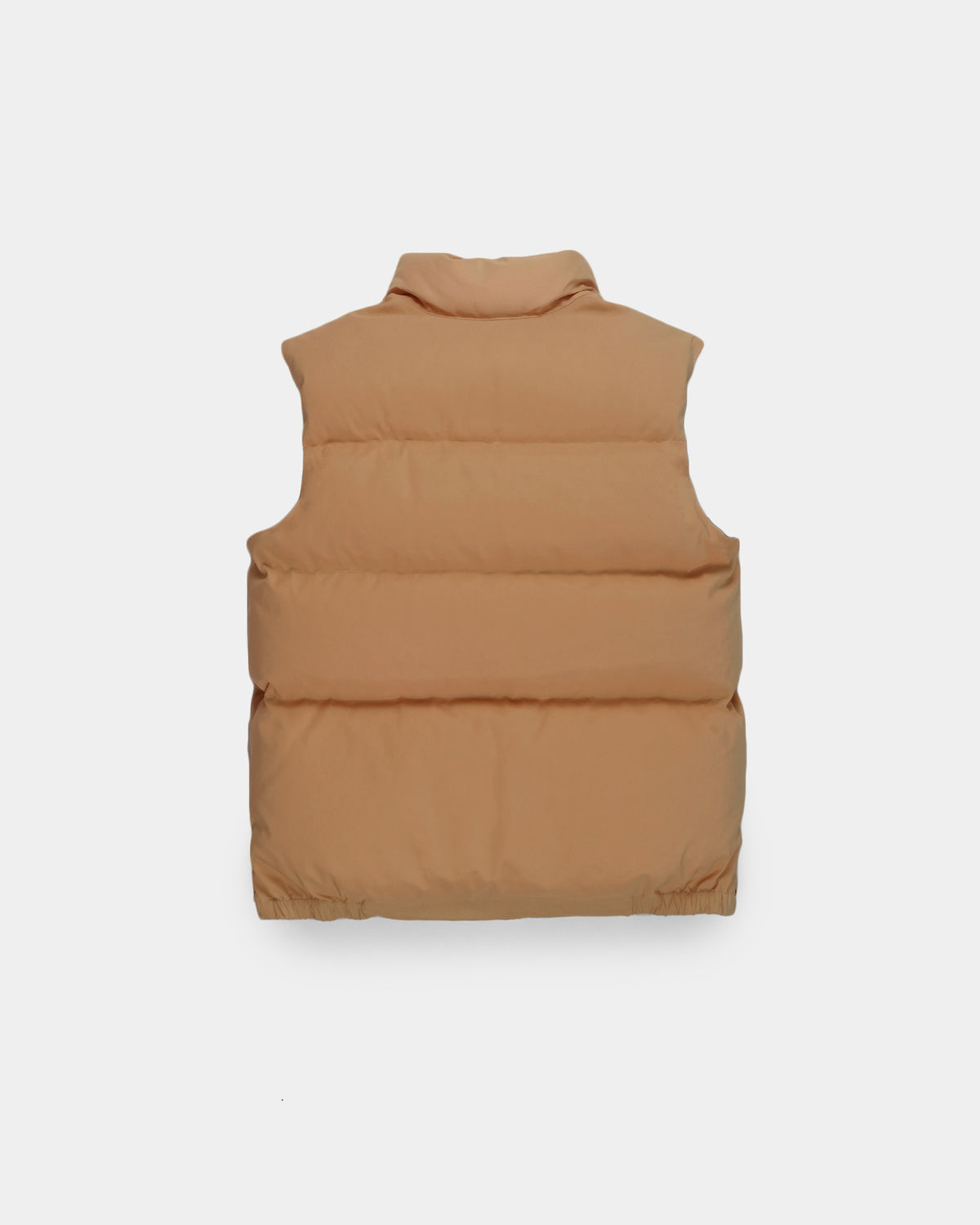 Down Italian Vest - Tan &amp; Rust