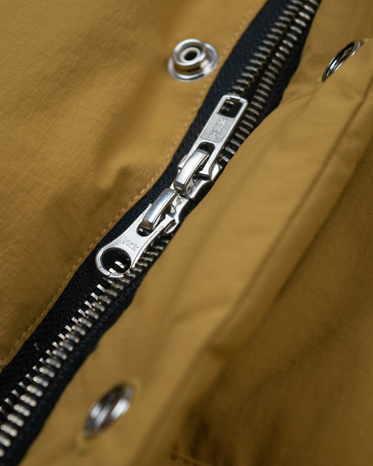 Down Italian Vest - Recycled Ripstop - Mustard