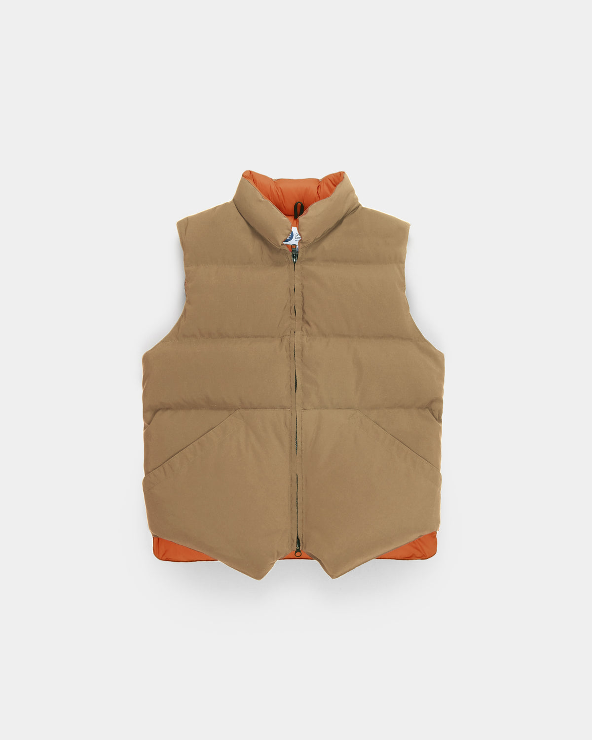 North by Northwest Vest - Tan &amp; Rust