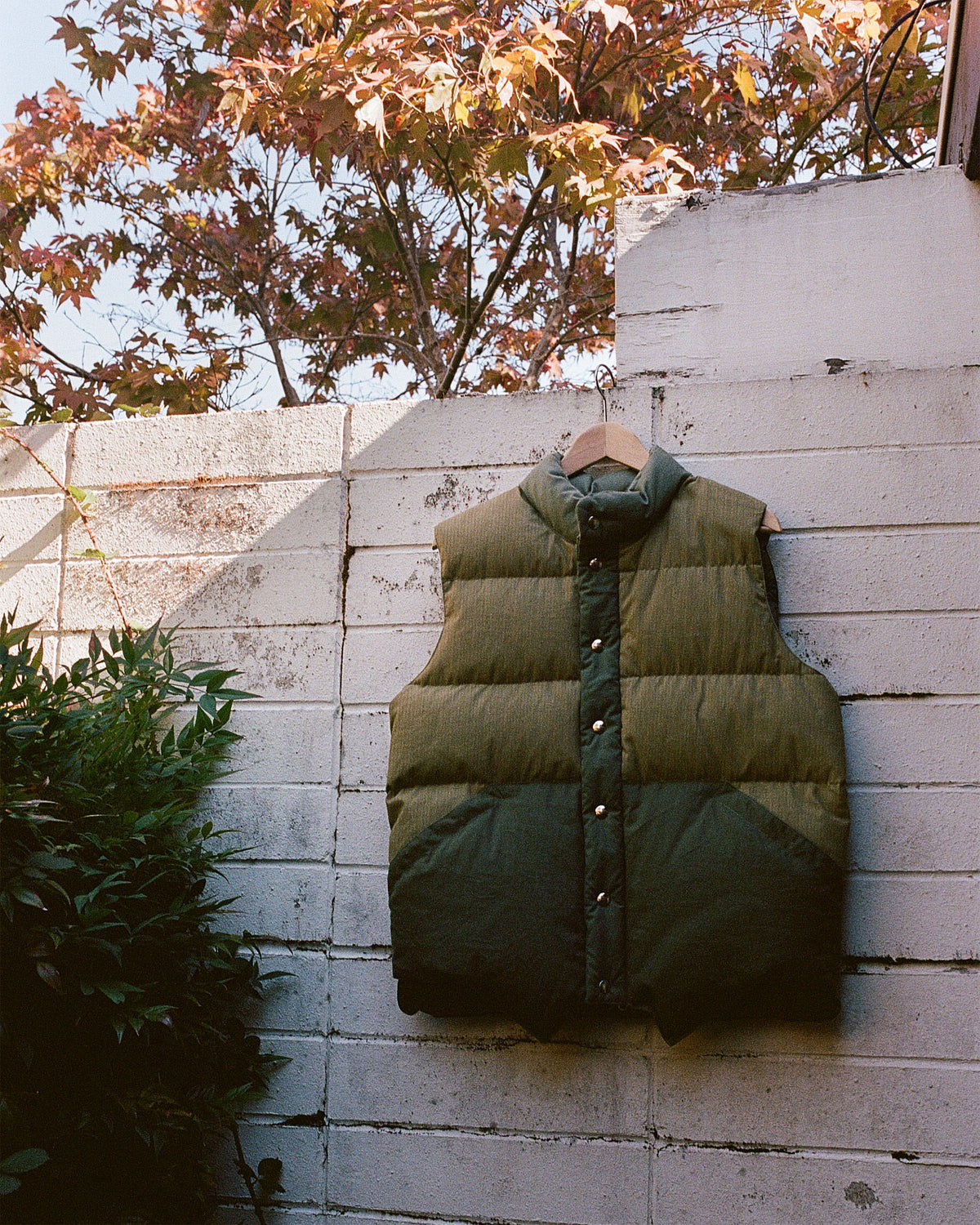 North by Northwest Vest - Army Surplus &amp; Corduroy - Patchwork Olive