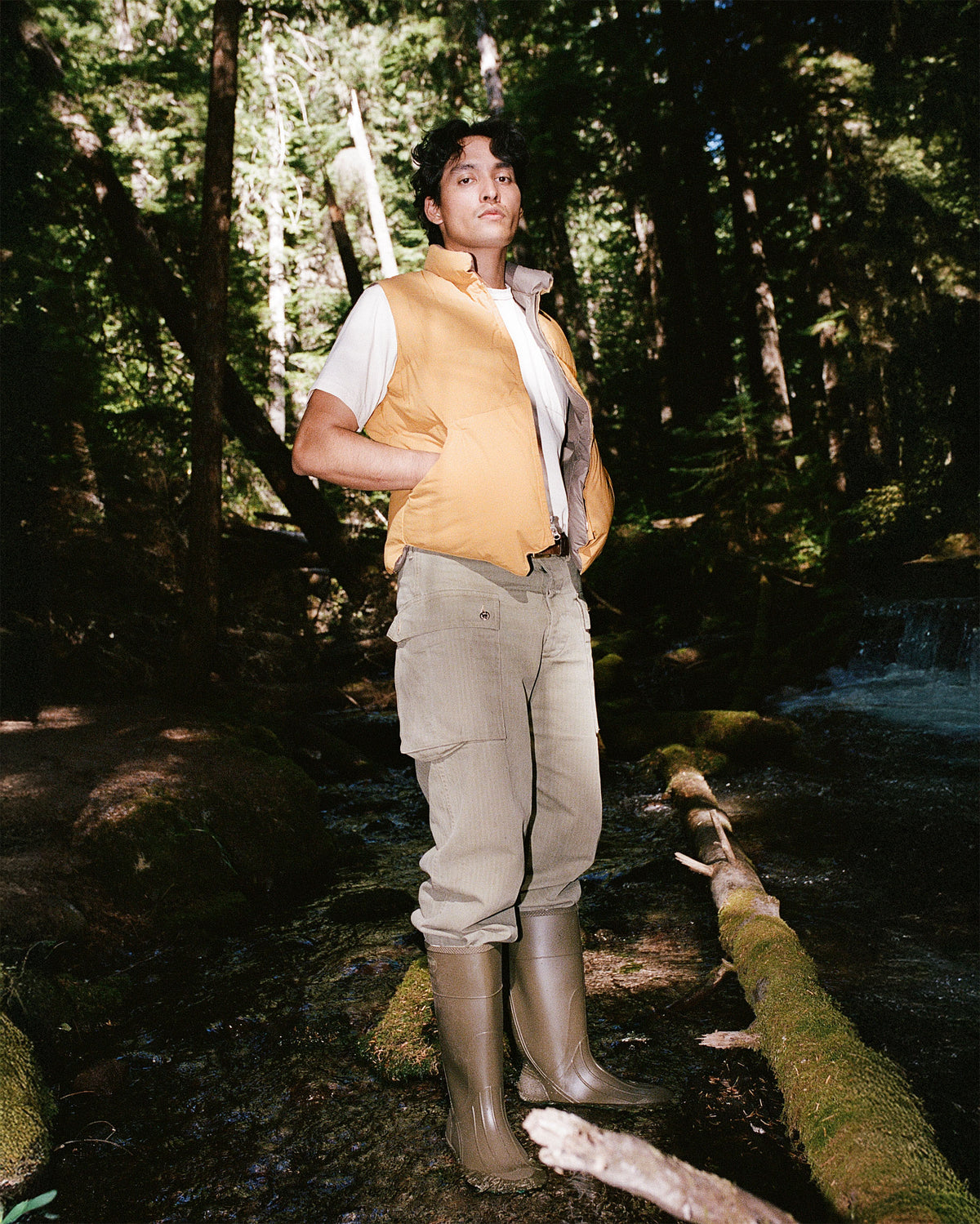 North by Northwest Vest - Recycled Ripstop - Mustard