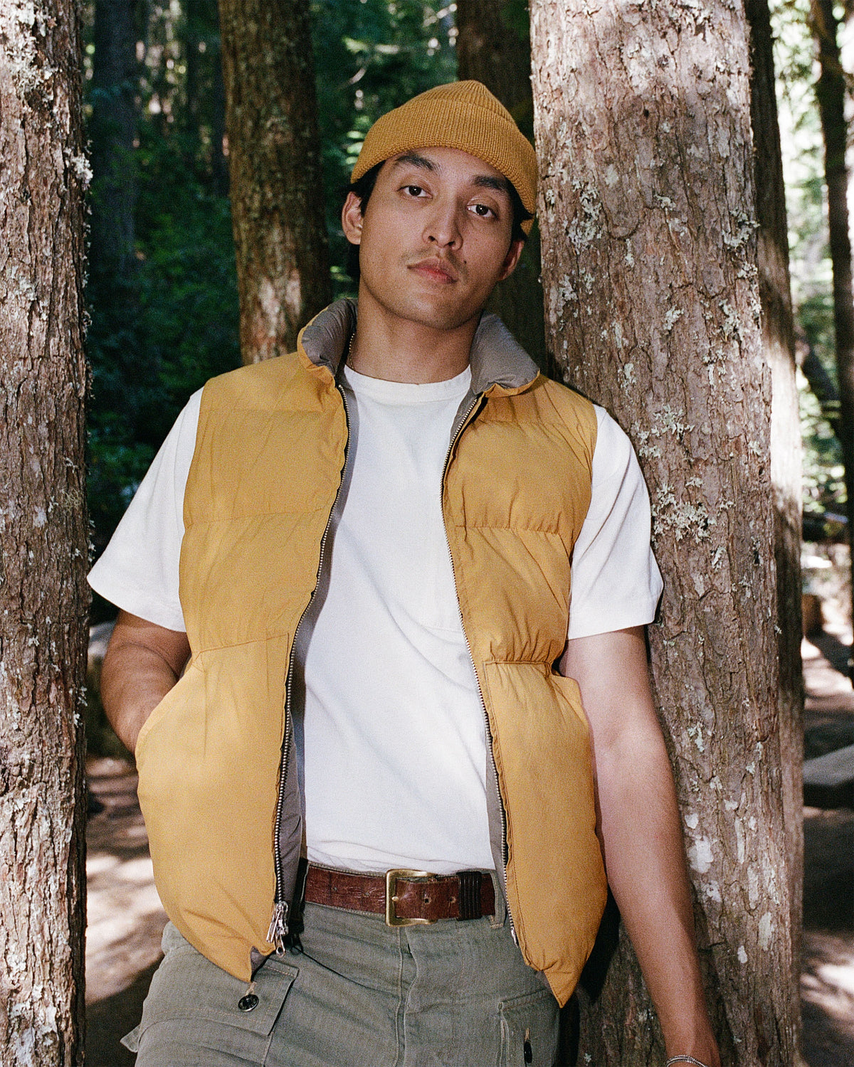North by Northwest Vest - Recycled Ripstop - Mustard