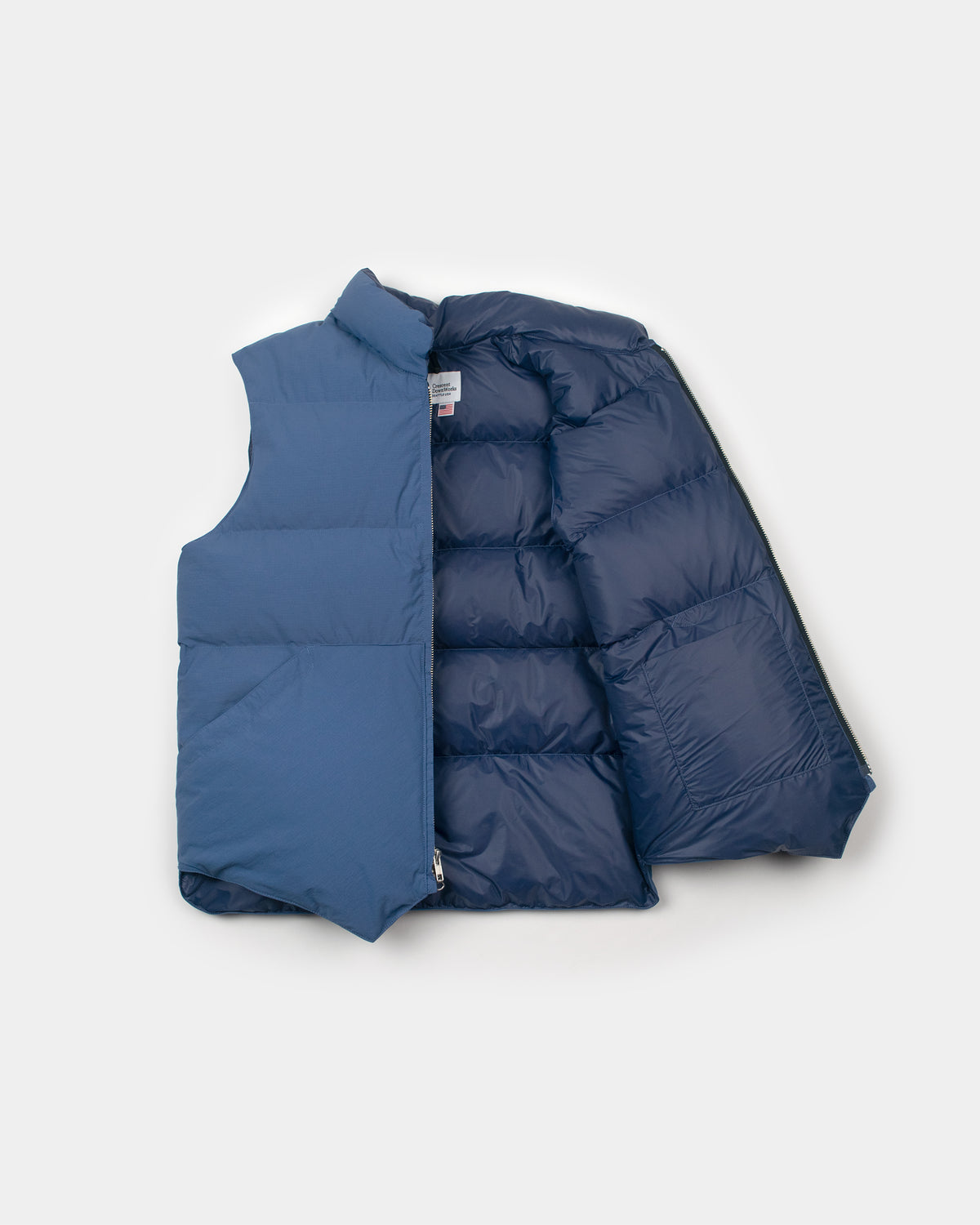 North by Northwest Vest - Recycled Ripstop - Sky