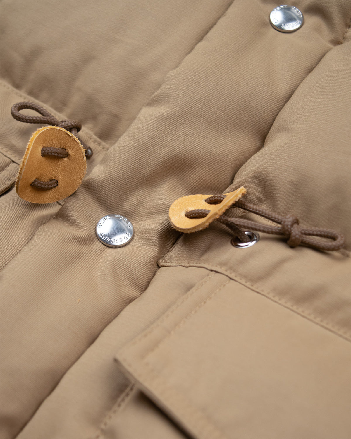 Avventura Down Parka - 60/40 Cotton Nylon - Tan