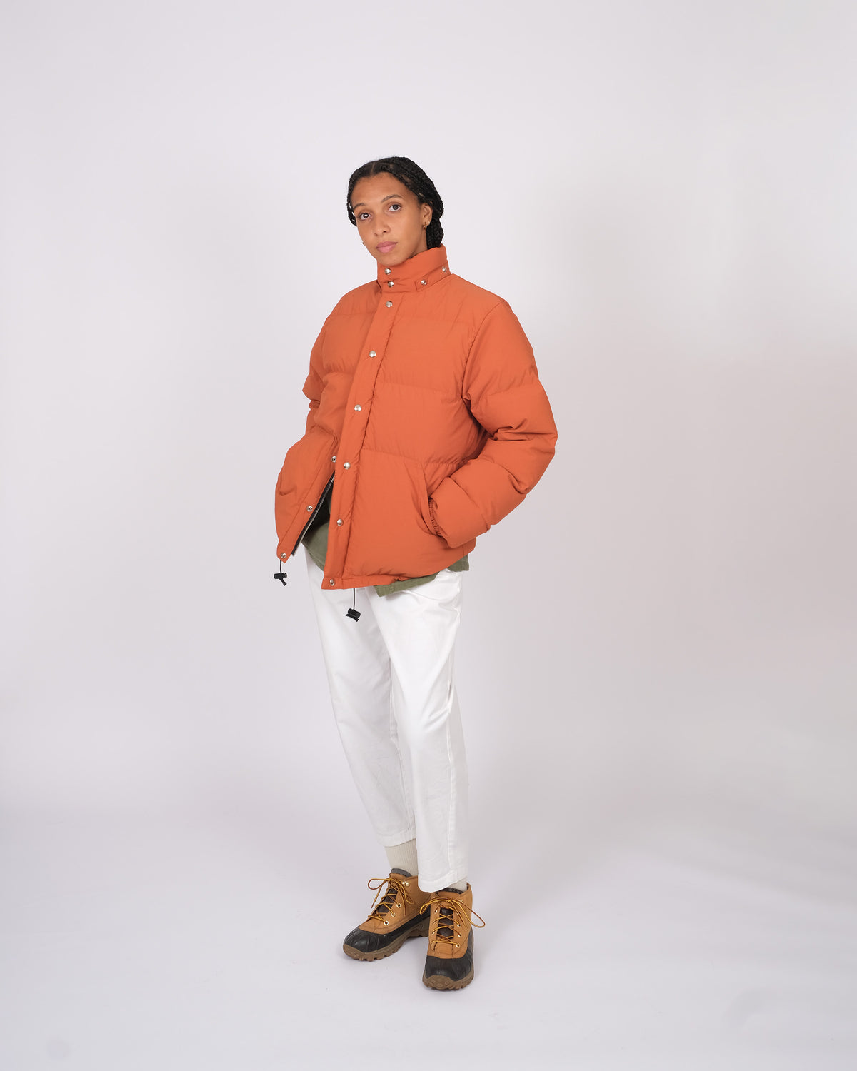 Down Sweater - Recycled Ripstop - Orange