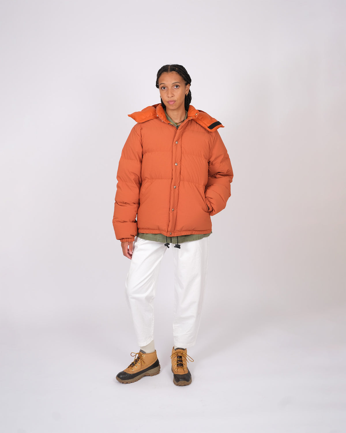 Down Sweater - Recycled Ripstop - Orange