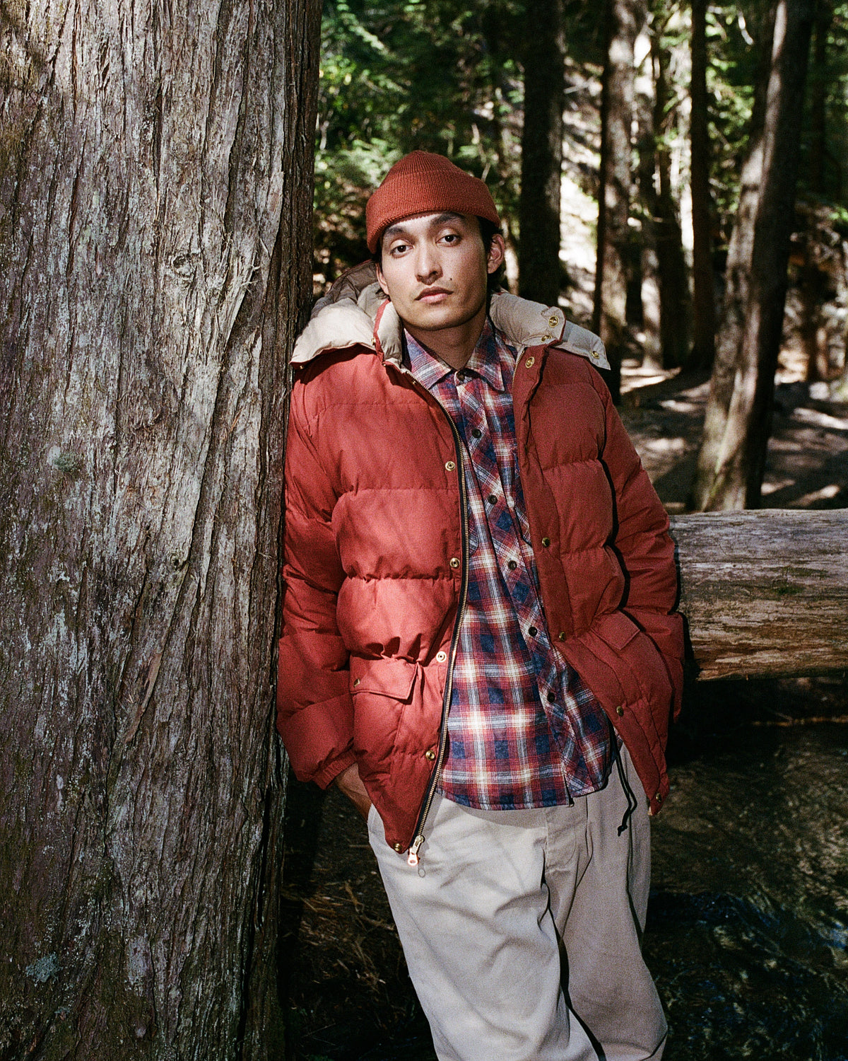 Classico Down Parka - Dry Waxed Cotton - Paddington Red