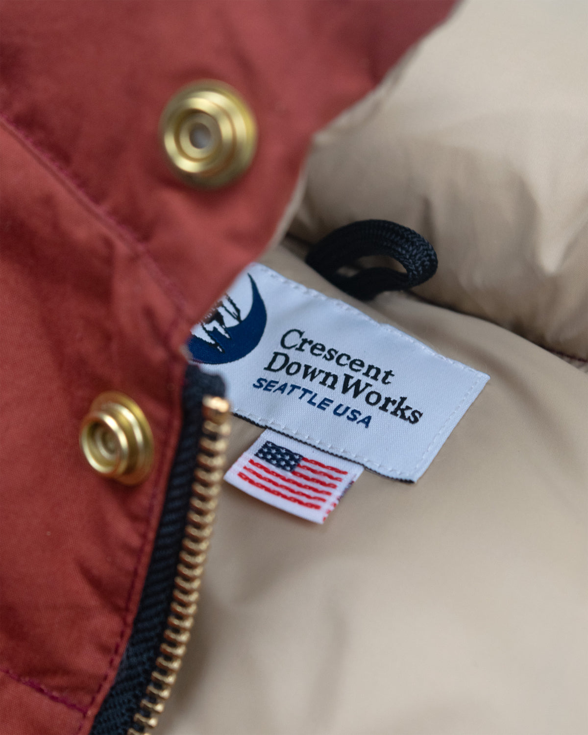 Classico Down Parka - Dry Waxed Cotton - Paddington Red