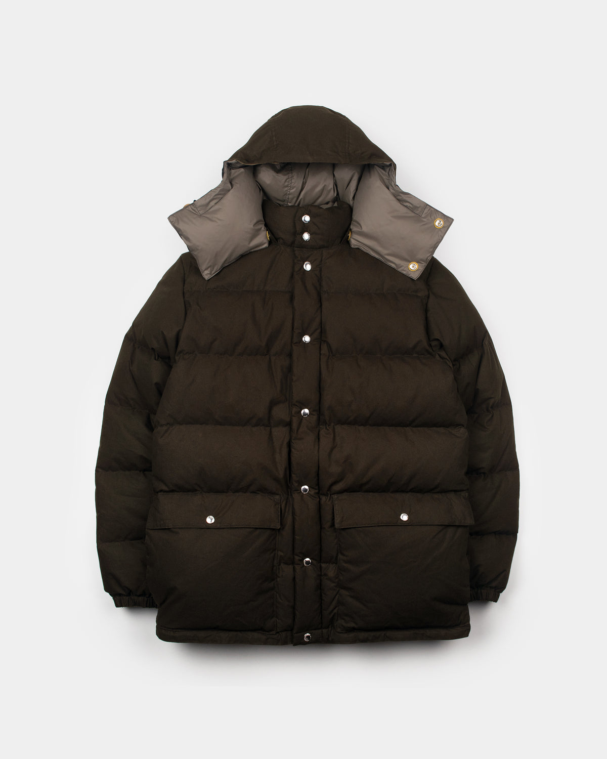 Classico Down Parka - Dry Waxed Cotton - Vintage Black (Dark Brown)