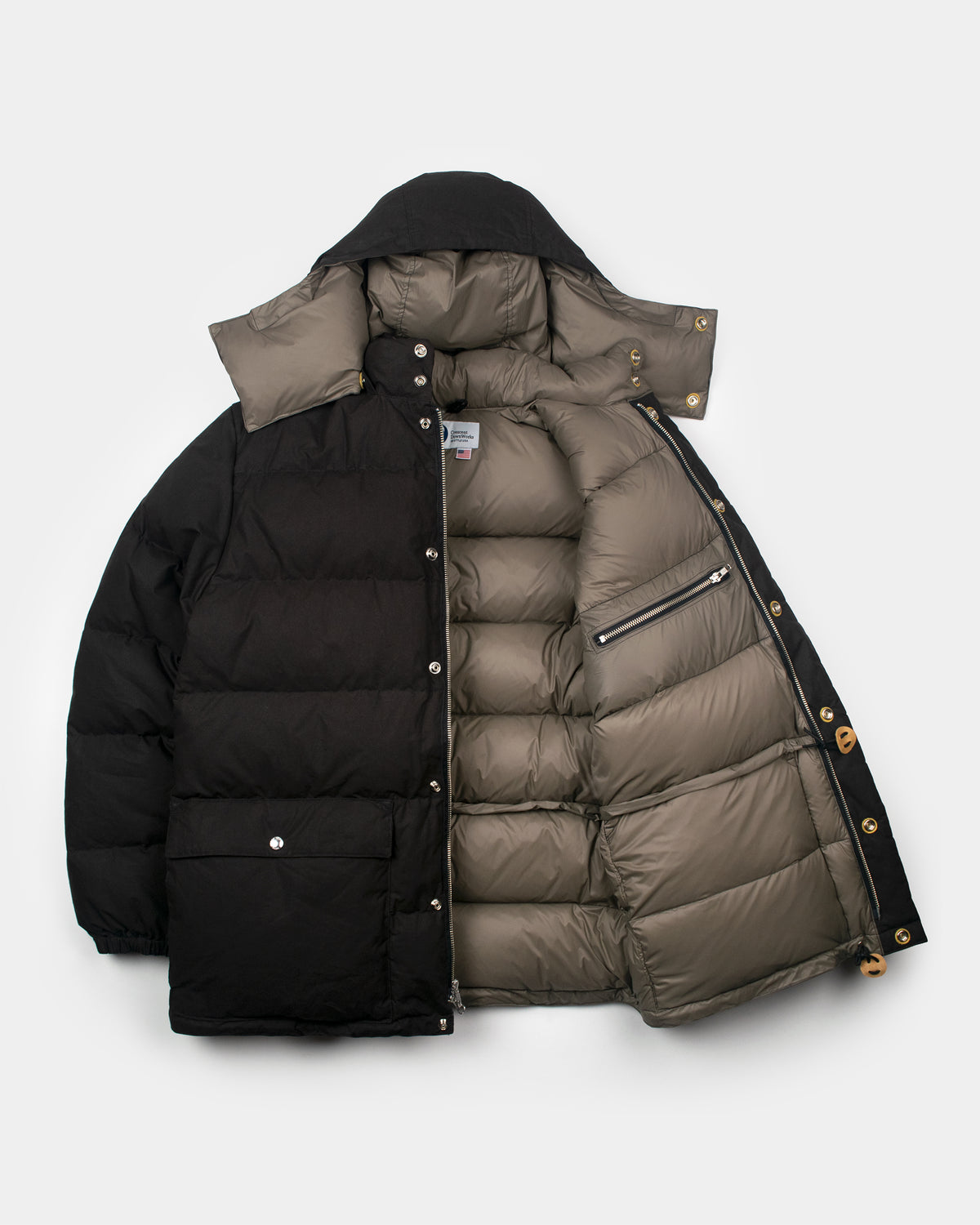 Classico Down Parka - Dry Waxed Cotton - Vintage Black