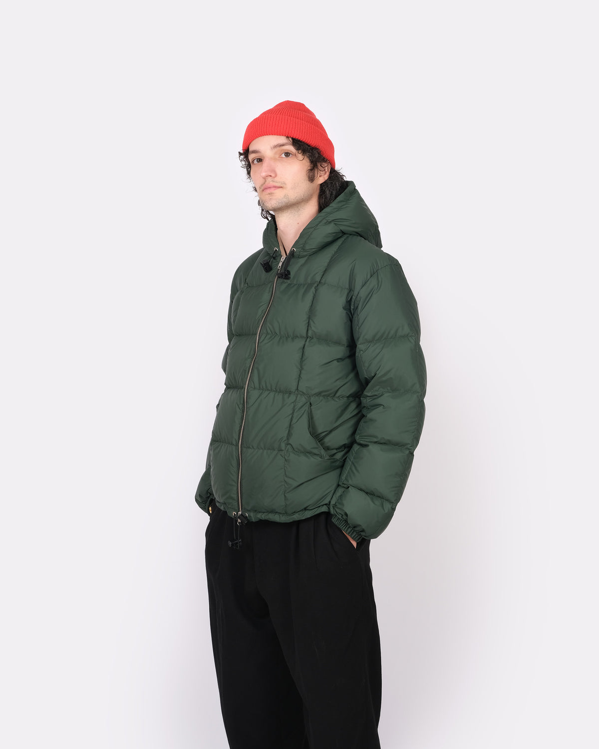 Hooded Sweatshirt - Streakfree Nylon - Hunter