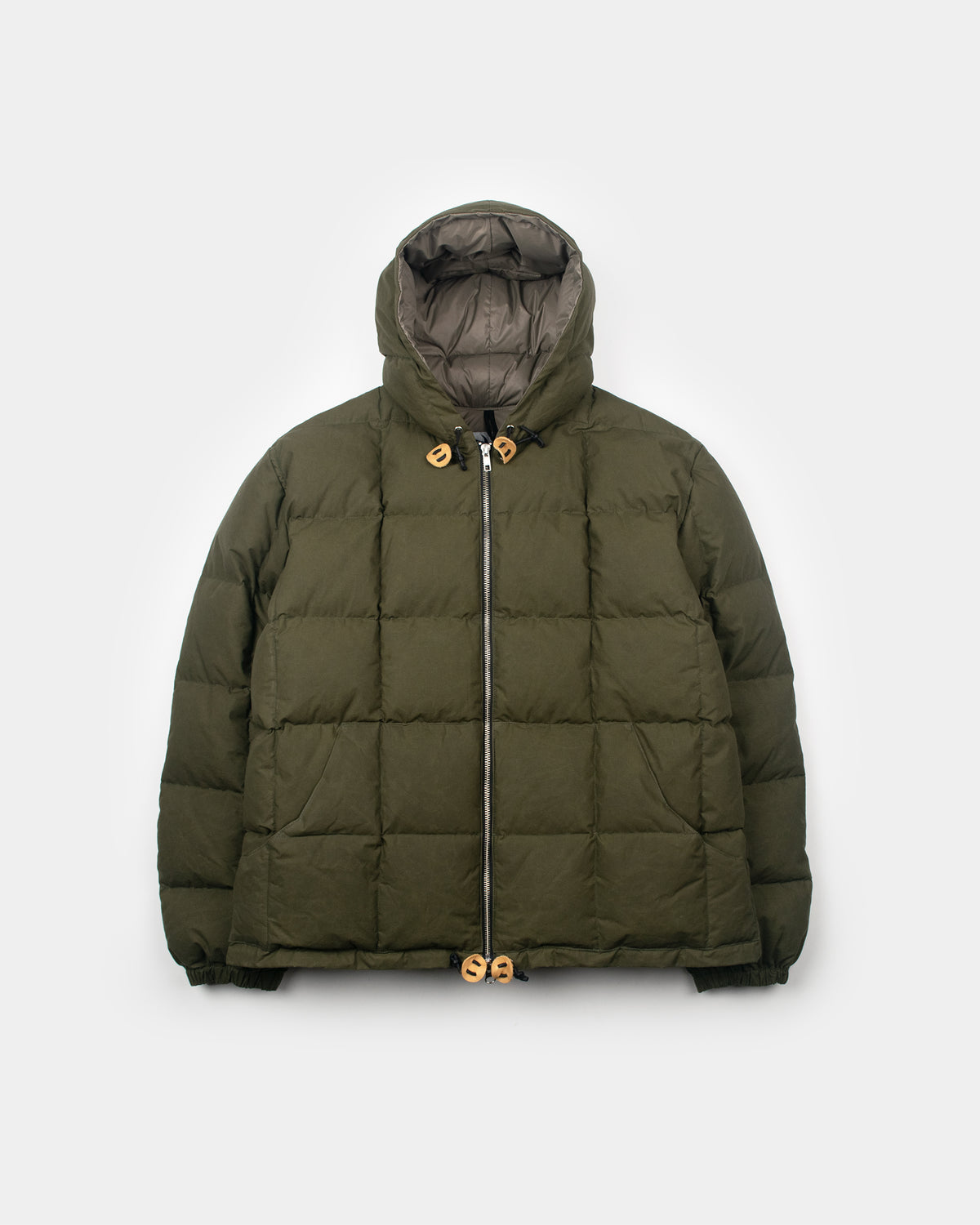Hooded Sweatshirt - Dry Wax Cotton - Douglas Green