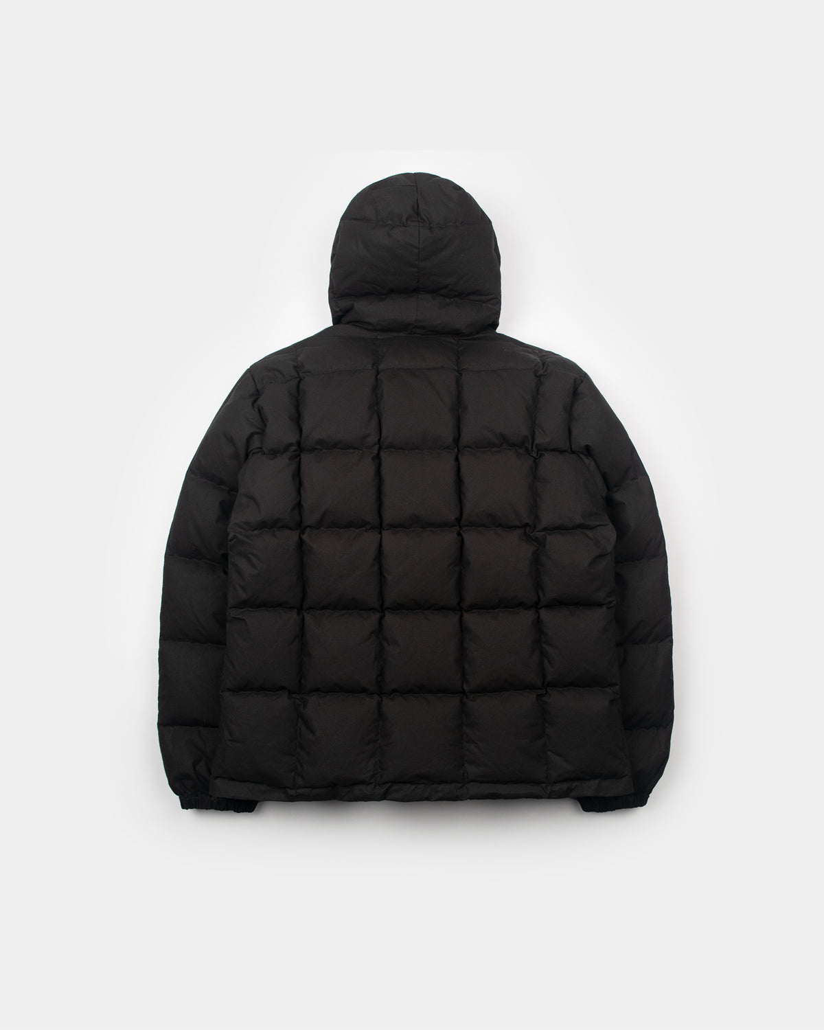 Hooded Sweatshirt - Dry Wax Cotton - Vintage Black