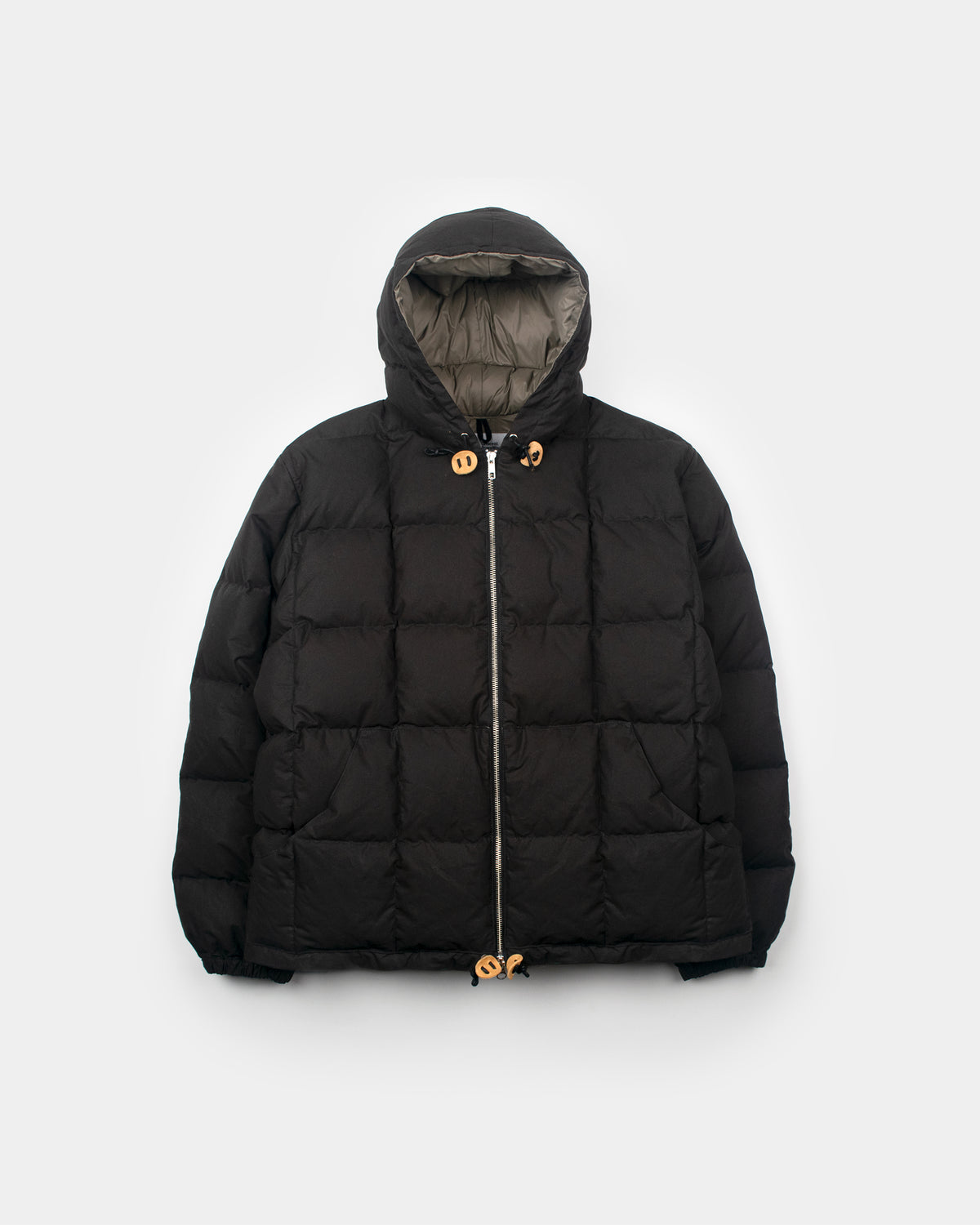 Hooded Sweatshirt - Dry Wax Cotton - Vintage Black