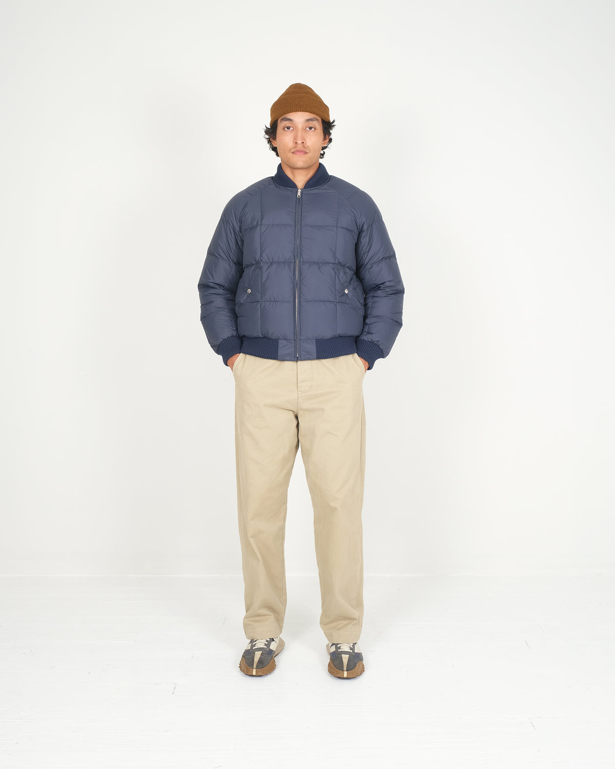 Down Bomber - Reversible - Navy