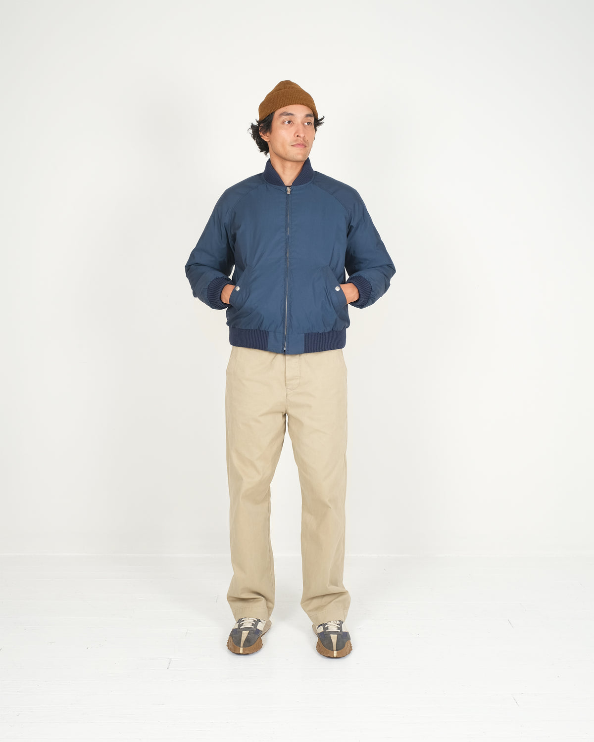 Down Bomber - Reversible - Navy