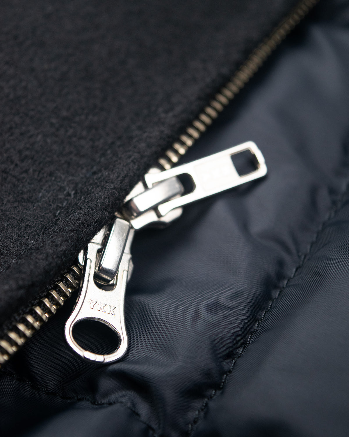 Down Bomber - Wool - Black