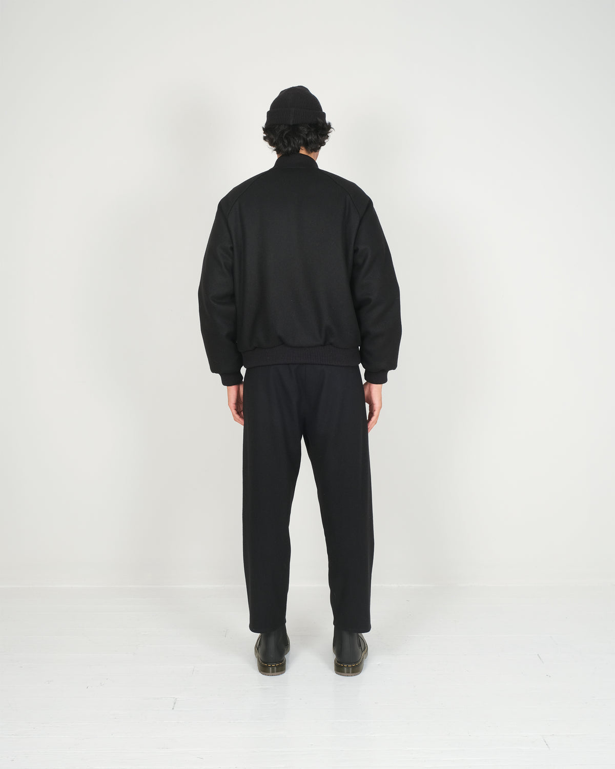 Down Bomber - Wool - Black