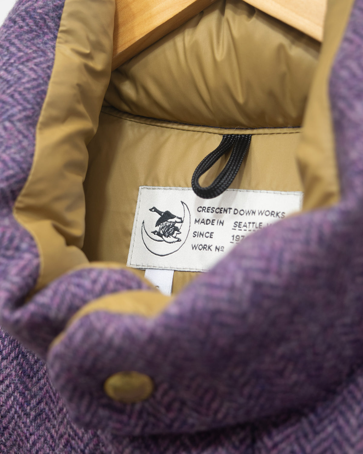 Sample Series | Italian Vest | Wool Herringbone - Purple