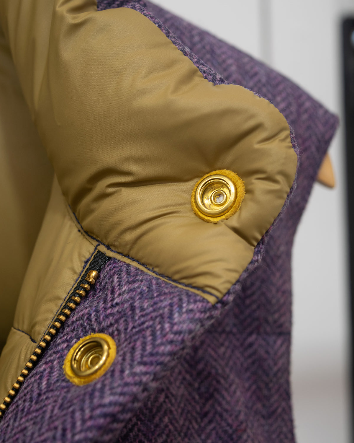 Sample Series | Italian Vest | Wool Herringbone - Purple