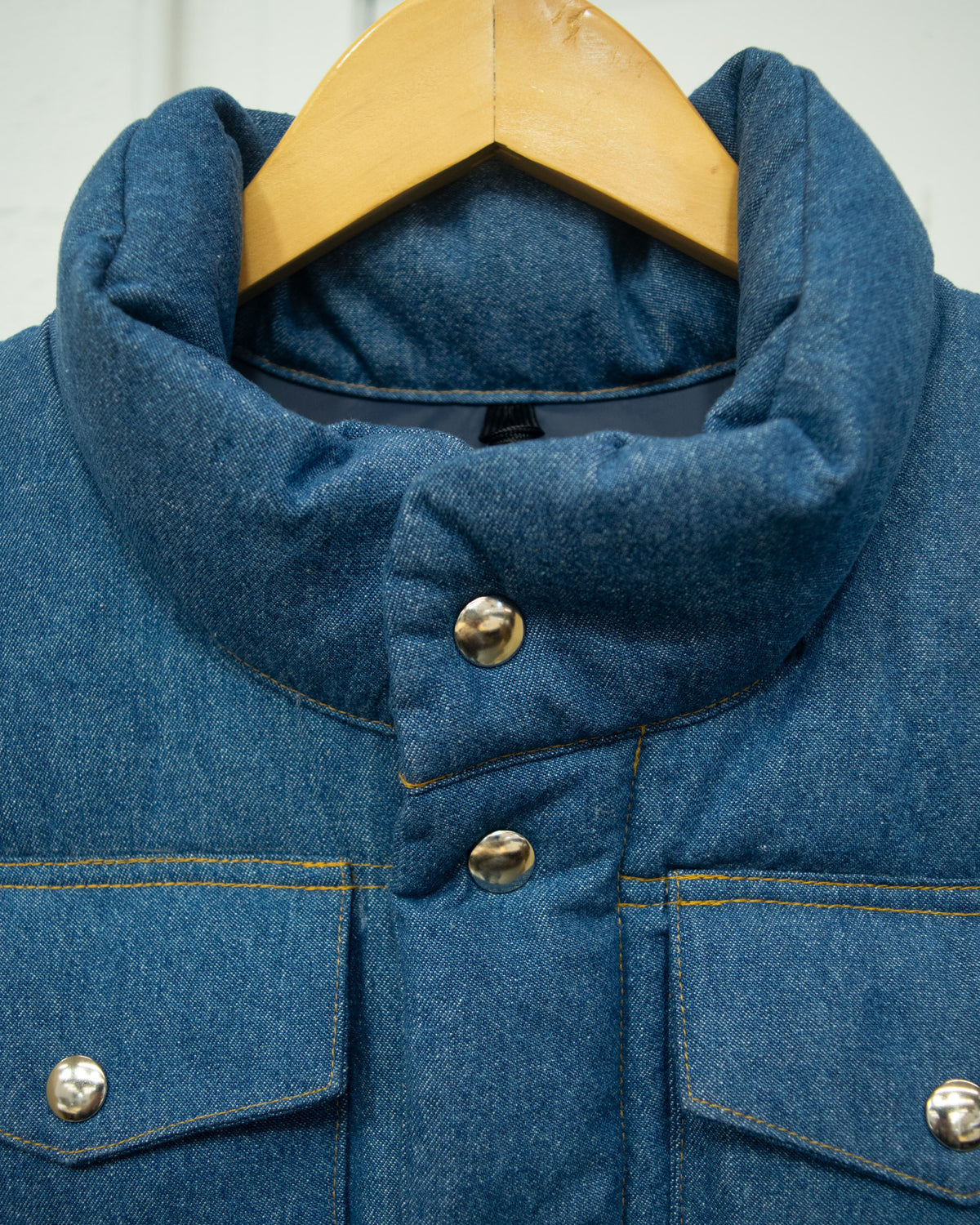Sample Series | Italian Vest | Indigo Light Wash Denim