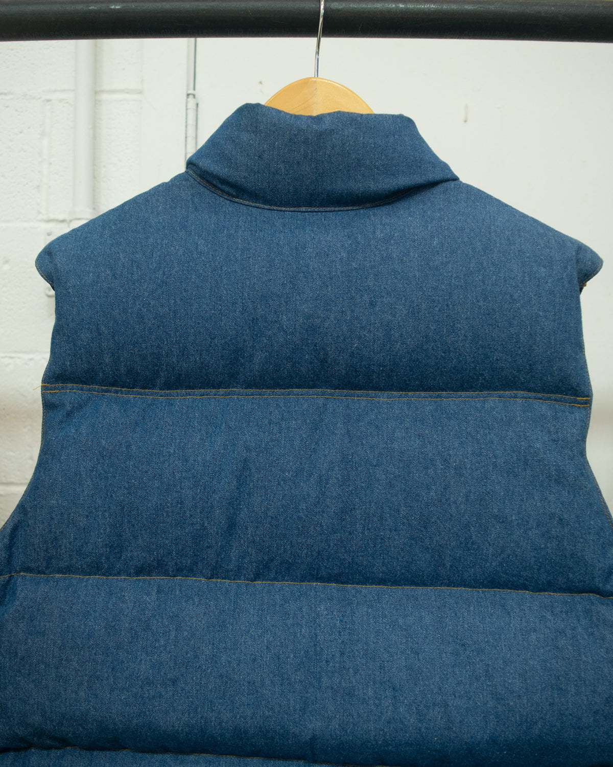 Sample Series | Italian Vest | Indigo Light Wash Denim